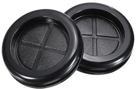 QUARKZMAN Guarnizione in Gomma a Doppia Faccia Rotondo Diametro Installazione 38mm ID 30mm per Protezione Cavi 4 Pezzi