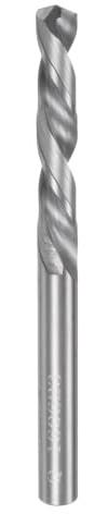 sourcing map Solid Carbide Twist Drill Bits 4mm, Metric Left Hand Spiral Flutes Straight Shank Tungsten Steel Drilling Tool for Stainless Steel Alloy Metal