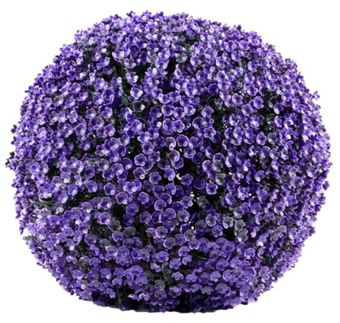 Streysisl Palla artificiale per piante | palla di verde bosso vivace palla topiaria | Bosso Topiary Ball | Bosso Topiary Ball resistente ai raggi UV e vivace decorazione