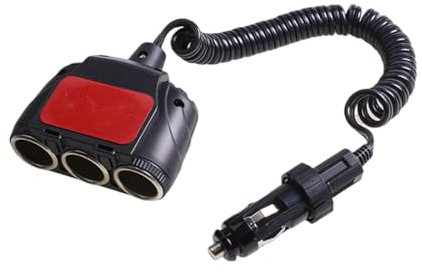 Adaptateur de charge répartiteur 3 prises de voiture Adaptateur de charge multiple avec verrouillage de voiture Adaptateur répartiteur pour téléphones T
