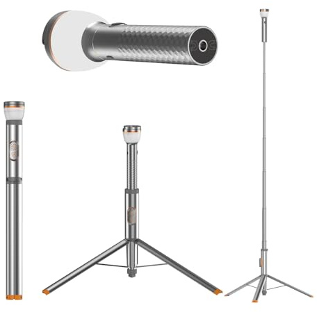 vyvylabs Multifunktionale Campinglampe wiederaufladbar 6000LM Teleskop Camping Licht tragbare LED Lampe Magnetisch dimmbar 14000 mAh Camping Zeltbeleuchtung Cordless für Außeneinsatz