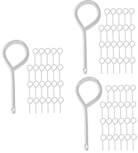 OSALADI 300pièces Goupilles De Tirage pour Extincteurs Accessoires De Sécurité Incendie Acier Remplacement De Goupilles De Verrouillage pour Situations Urgence