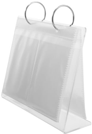 Beaupretty Support Bijoux Portable Acrylique Avec Pochettes Transparentes Anti-oxydation Organiseur Bijoux Pratique Pour Boucles Oreilles Bagues Et Colliers Sac De Rangement Résistant