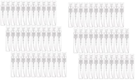 Janasiba 240 pezzi Trasparente Vuoto Spruzzo Bottiglie 3 Ml Plastica Mini Riempitore Cosmetico Vuoto