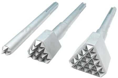 Taladro Percutor, Martillo eléctrico SDS Plus de 6/22/33 dientes, cincel y pala for quitar baldosas, ladrillos, hormigón y paredes.(6 Teeth)