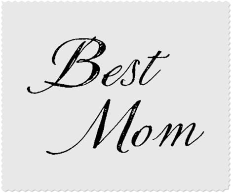 Azeeda 2 x 'Best Mom' Microfibre Lens/Glasses Cleaning Cloths (LC00032821)