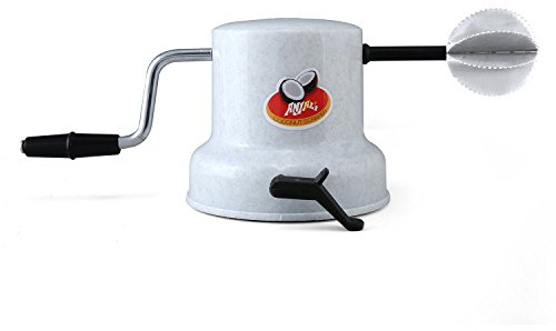 Anjali Coconut Scrapper Pealer Grater Shredder with Vacuum Base with Indian Mixers and Wet Grinder