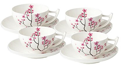 Cherry Blossom Teetassen 4er Set - Tealogic