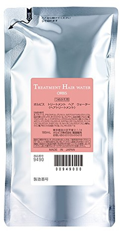 ORBIS Recarga de agua para el cabello, 180 ml, sin perfume, spray desenredante japonés para el control del encrespamiento y el peinado del calor