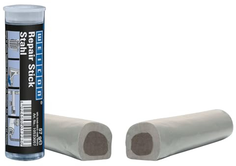 WEICON Repair Stick acier inoxydable, adhésif résine époxy bi composants, 57g