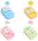 volumoon 4 Hojas De Jabones en Papel, Jabón de Manos de Papel, Jabón de Papel Desechable, Mini Jabón de Papel Portátil, Jabon de Manos en Laminas para Viaje Acampar Senderismo Al Aire Libre
