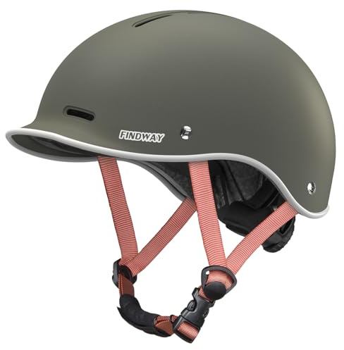Findway Pro Bike Helmet for Adults,Adjustable Cycling Helmet for Men & Women [Safety Certified] Bicycle Helmet for Commuting, Road Biking, Skating with Adjustable Dial