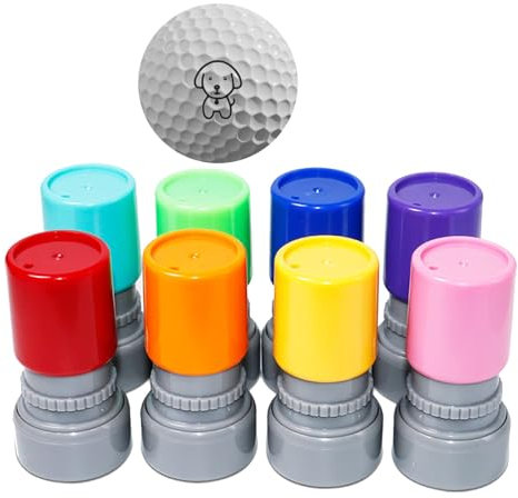 COITROZR Individueller Golfball-Stempel Personalisiert Golfball Markierer Schablone Mit Tinte