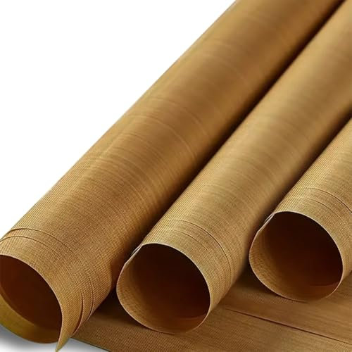 Foglio in teflon per pressa a caldo, confezione da 3 tappetini in teflon, antiaderenti, resistenti al calore, 40,6 x 50,8 cm
