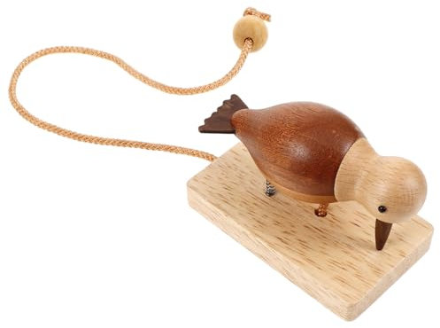 Alipis Funny Woodpecker Door Knocker Vintage Wooden Bird Doorbell for Home Decor Unique Entrance Sign for Business Charming Decorative Accessory Built