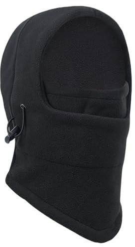Masque facial coupe-vent pour | Demi-masque chaud et respirant pour voyage, ski, sport, Noir