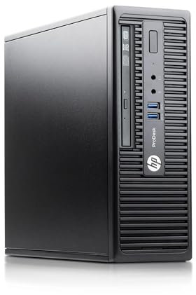 HP Prodesk, Pc Desktop SFF Pronto All'Uso, Computer Pc Fisso Intel i5-6500 3.20 GHz, Ram 8Gb, SSD 256Gb, VGA, Display Port Wi-Fi, Libre Office (Ricondizionato)