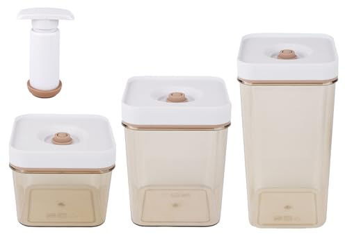 FANSHINUO Récipient sous vide de qualité alimentaire pour réfrigérateur - Grande capacité - Boîte de rangement pour légumes de cuisine avec plaque de vidange amovible - Solution de rangement