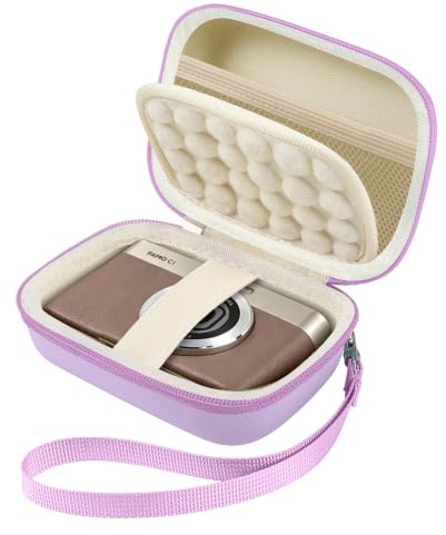 Leayjeen Funda Compacta para Kodak PIXPRO C1 Cámara Digital - Morado | Compatible con Kodak Pixpro FZ55, FZ45, C1 y Canon IXUS 285 HS, carcasa EVA duro (Solo Funda)
