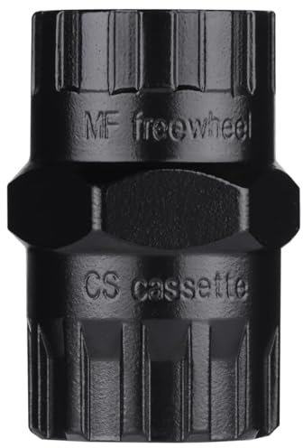 GGUFAY Zahnkranzabzieher 2 in 1 Fahrrad Kassette Werkzeug, Kompatibel mit Shimano, Geeignet für das Entfernen von Spardosenverriegelungsringen mit 12 Zähnen und Freilaufwerkzeugen mit 12 Zähnen