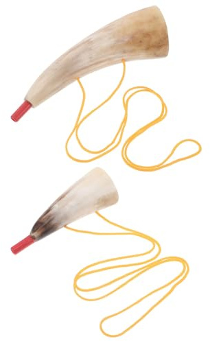 CIYODO 2 Piezas De Cuerno De Cuerno De Para Animar Para Cosplay Accesorios Para Fiesta De Halloween Trompeta De Guerra
