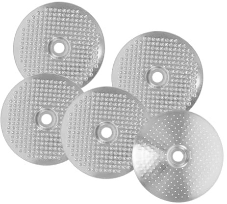 OSALADI 5pièces Lot De Filtres à Café Acier Inoxydable Filtre à Café Maille Pour Expresso Disque Filtrant Réutilisable Pour Porte-filtre Sans Fond