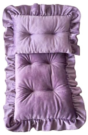 Juego De Accesorios Para Fotografías Recién Nacidos Con Tela Algodón Suave Y Diseño Alto Soporte Colchón Y Almohada Estudio 2 Piezas Juego Almohadas Colchón Fotografía