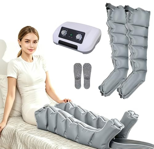 Kryoterapi stövlar | Lymfterapi | Tryckterapi för ben och mage | benmassagerare lymfdränering | Tryckterapienhet (tillval kombinationspaket)