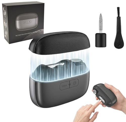 Elektrischer Nagelknipser, Automatischer Nail Clipper, 2026 Neu 3 In 1 Elektrische Nagelfeile, mit Polierfunktion, Wiederaufladbar Leise mit Licht, Sicherer Nagelknipser für Senioren & Sehbehinderte