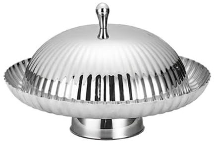 MotiveTech Plateau à Gâteau avec Couvercle Stable Plat Service avec Cloche Anti-Poussière Plateau Service Couvercle pour Pâtissiers, Pâtisserie