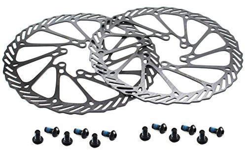 CYSKY 160 180 203mm Fahrrad Bremsscheibe 2 Stück Scheibenbremse Fahrrad mit 12 Schrauben für die meisten Fahrrad Rennrad Mountainbike BMX MTB