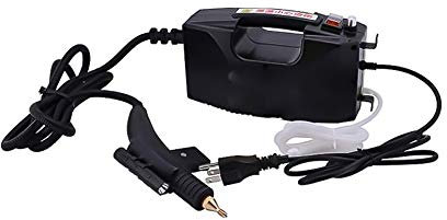 Nettoyeur vapeur haute température professionnel commercial 2600W nettoyeur haute pression portable 350-450kpa, avec 4 types de buses, vaporisateur à vapeur pour nettoyer le sol de la cuisine (noir)