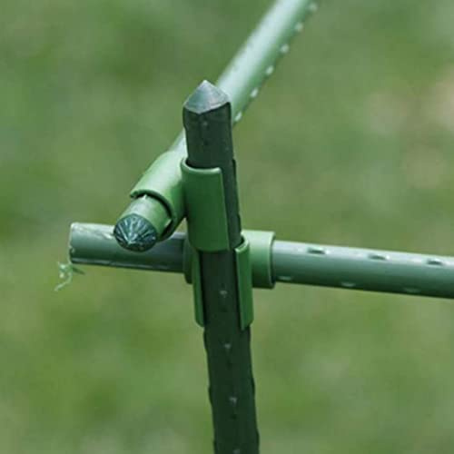 50 Stück Pflanzenspalier-Verbindungs-Clips, Kunststoff-Pflanzenverbinder-Clips für feste Gartenrahmenstange, Blumenrattan-Kunststoffschnalle, Bambusrohrverbinder für Obstkäfige, Netzrahmen, 20 mm