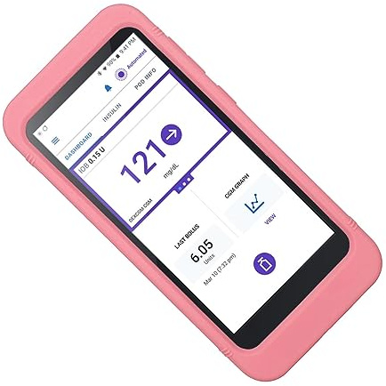 Silicone Case for Omnipod 5 Receiver (Continuous Glucose Monitoring) (Pink)