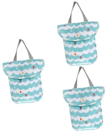 Toyvian 3-teilige Haushalts-windeltaschen Für Wickeltaschen Babywindelhalter Griff Kinderwagenfreundlich Leicht Schneller Zugriff Einfach Zu Reinigen