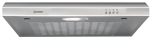 Indesit Cappa da Incasso ISLT 65 LS X, Inox, da 59 cm, classe C