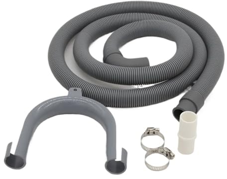 AQXYQAZZ 2M Home Drum Washing Machine Drain Pipe Hose Elbow Drain Pipe Extension Kit Washing Machine Accessories