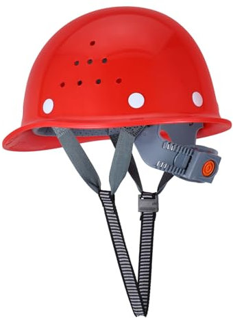 OSOLADY Casque De Sécurité Léger Et Résistant Aux Impacts pour Hommes Fiable pour Chantier Travaux Électriques Et Environnements Exigeants Conception Ventilée