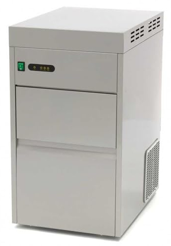 Machine à Glace Pilée Professionnelle 50 kg/24h - Glace en Paillettes - Réserve 15 kg - Commande Digitale - Gaz R290