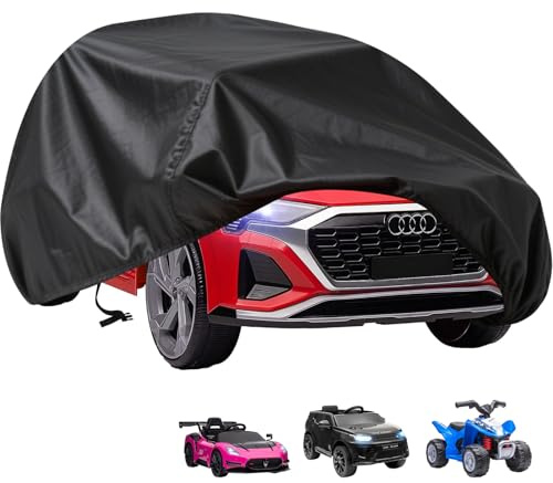 PATIO PLUS Car Toy Cover 132*71*61cm,420D Oxford Fabric Kids Ride-On Toy Car Cover,Waterproof,Windproof