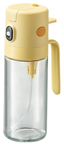 Pulverizador dispensador de aceite – Pulverizador de aceite de vidrio, botella de aceite Mister | Bomba de pulverización de aceite resistente al calor para la cocina con amplio ámbito de aplicación