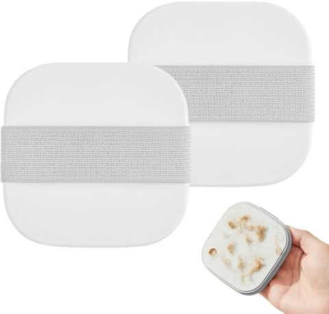 Fusselrolle Kleidung, Neue Fusselentferner Kleidung, Tragbare Fusselbürste, Schnelle Haarentfernung auf Kleidung, Geeignet für Kleidung, Sofas, Bettwäsche, Teppiche (Weiß)