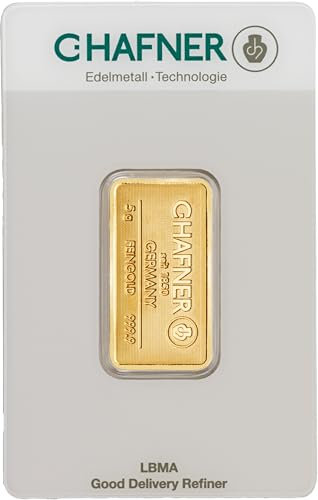 C.Hafner Goldbarren 5g – 999.9 Feingold - Anlagegold