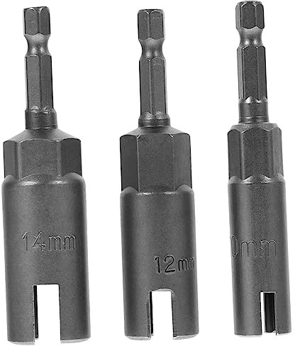 HOMSFOU 3stücke Teiliges Wing Nut Driver Mit Sechskantgriff Schlagnuss Bohrfutter Adapter Für Akku-schlagschrauber Geeignet Für Schrauben Zum Schnellen Lösen Und Festziehen Von Flügelmutte