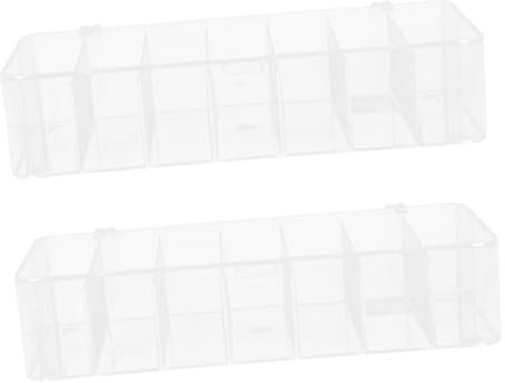 Operitacx 2 Piezas Caja De Almacenamiento Con Tapa Soportes Para De Café Organizador De Bolsas De Té De Oficina Organizador De Bolsitas De Té Para Mostrador El Plastico