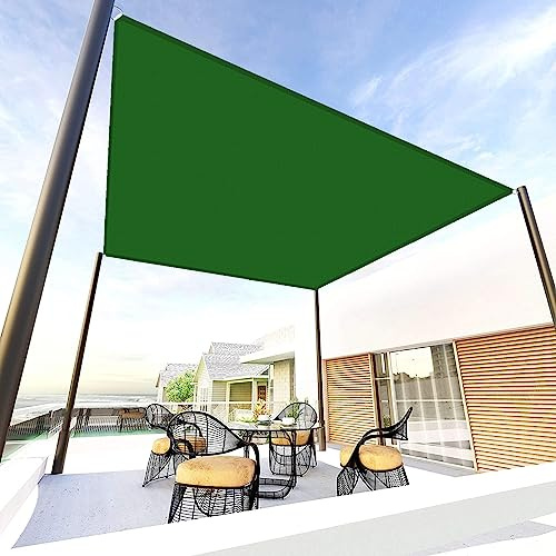 Outdoor-Sonnensegel, Überdachung für Terrasse, Garten und Whirlpool, einfache Installation, Polyester, cremefarben, inklusive kostenlosem Seil