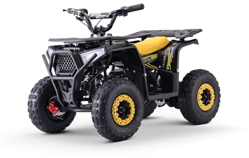 ATV - ficka fyrhjuling för barn Beneo Motors elektrisk spipa gul - 800W