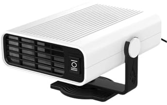 12 V/24 V Auto Elettrica Portatile Riscaldatore Ventola Riscaldamento Veloce Finestra Parabrezza Disappannamento Sbrinamento Ventola di Riscaldamento Cruscotto riscaldatore del sedile(White 12V)