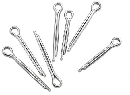 M8×70 mm Splint Sicherungssplint，5er Pack 304 Edelstahl Splintstift Geteilter Splint Clip Befestigung aus Edelstahl Sicherungssplinte für Autos Wohnmobile und Gartengeräte