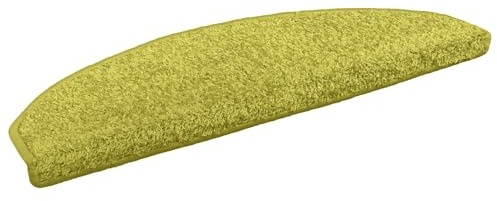 YunCangg 15 protectores de escalera autoadhesivos, color verde, 80 x 24,5 x 3,5 cm, antideslizantes, para escaleras interiores, escaleras de madera, escaleras de caracol, protección, seguridad